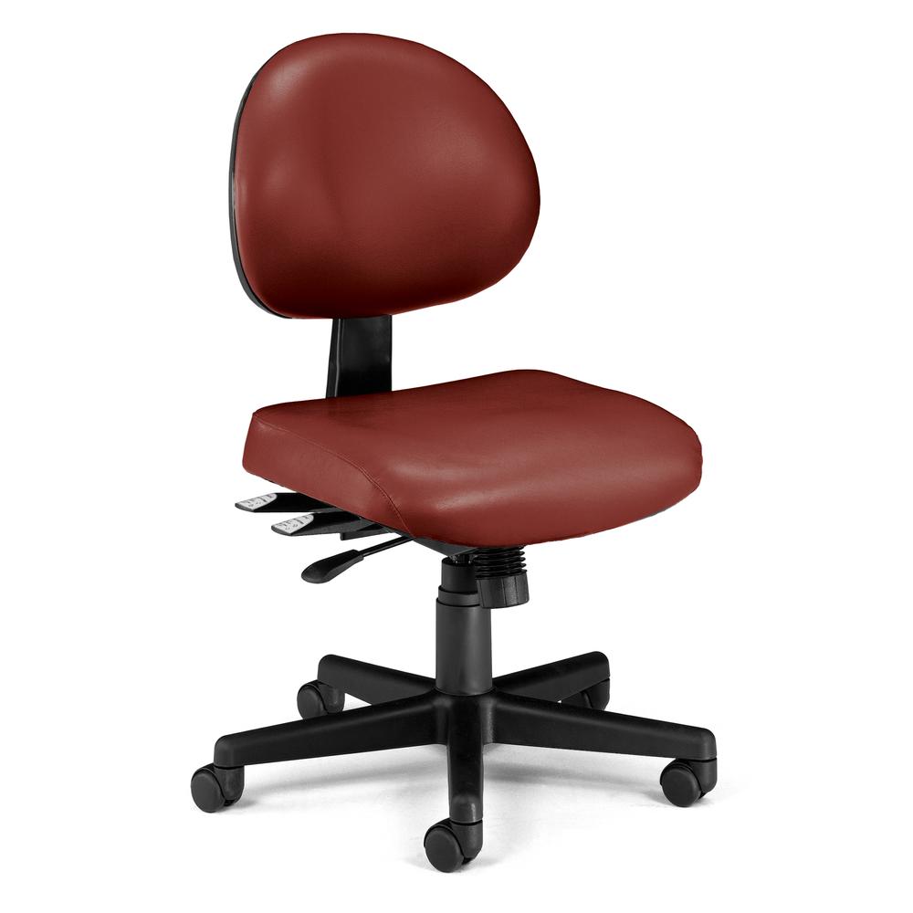 OFM 241-VAM Armless Task Chair, Anti-MicrobMid Back. The main picture.