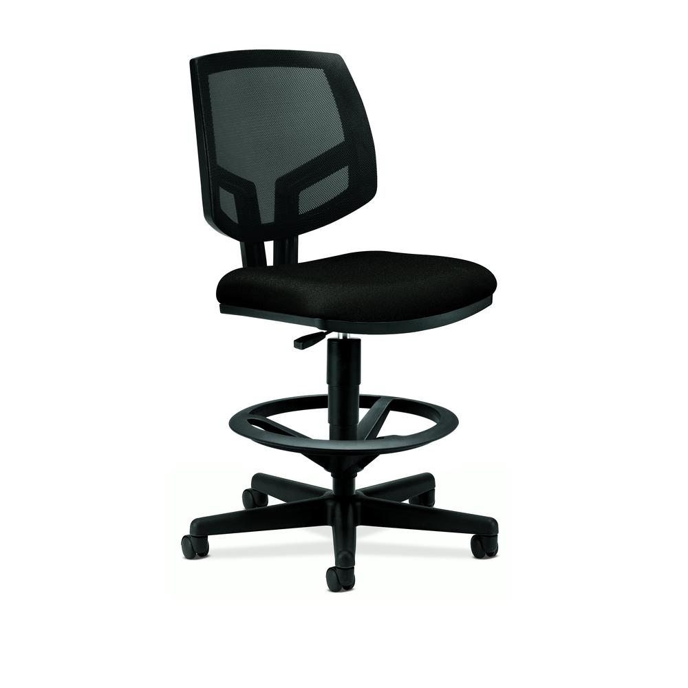 HON Volt Mesh Back Task Stool Chair, in Black (H5715). Picture 1
