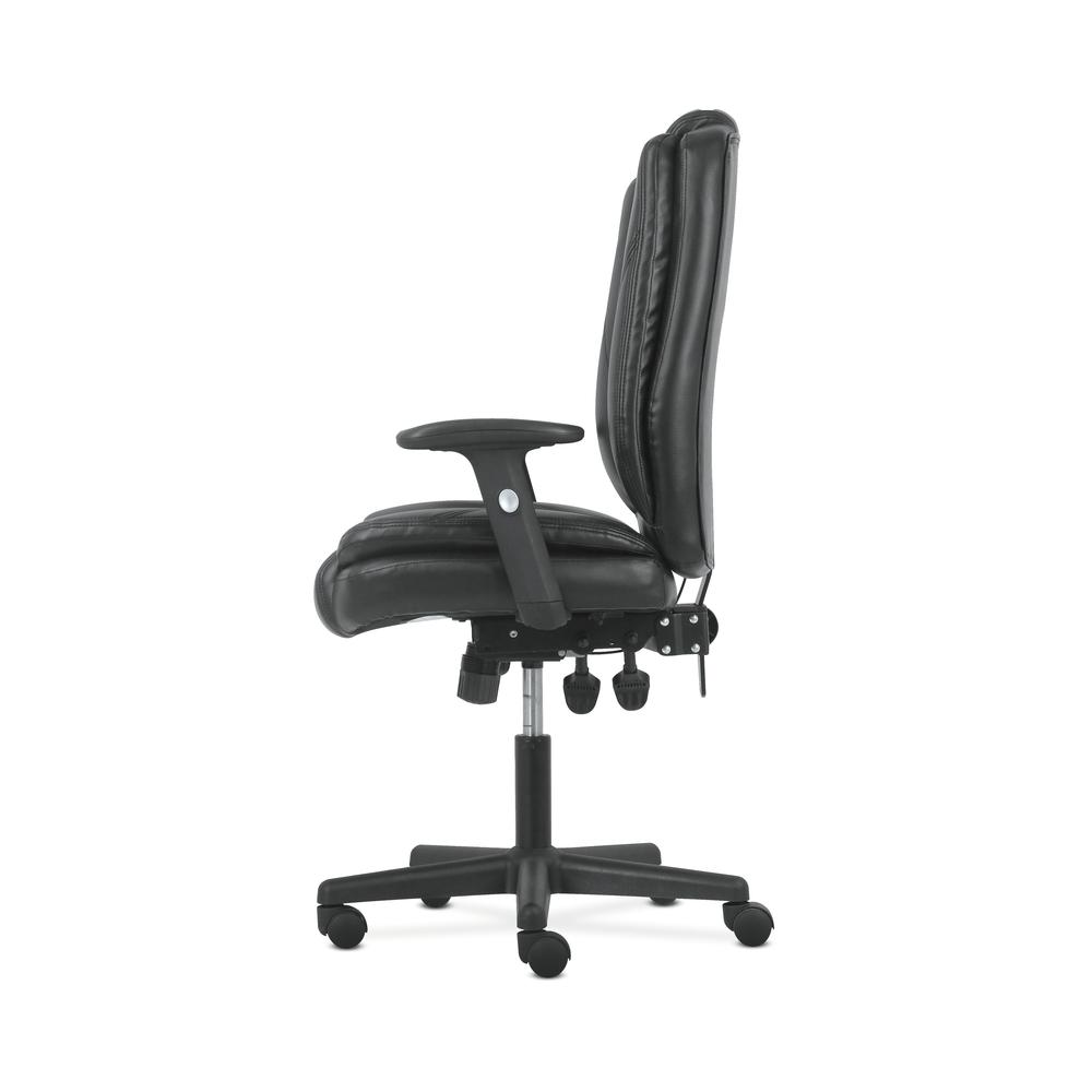 Sadie High-Back Leather Office/Computer Chair - Ergonomic Adjustable Swivel Chair with Lumbar Support (HVST331). Picture 5