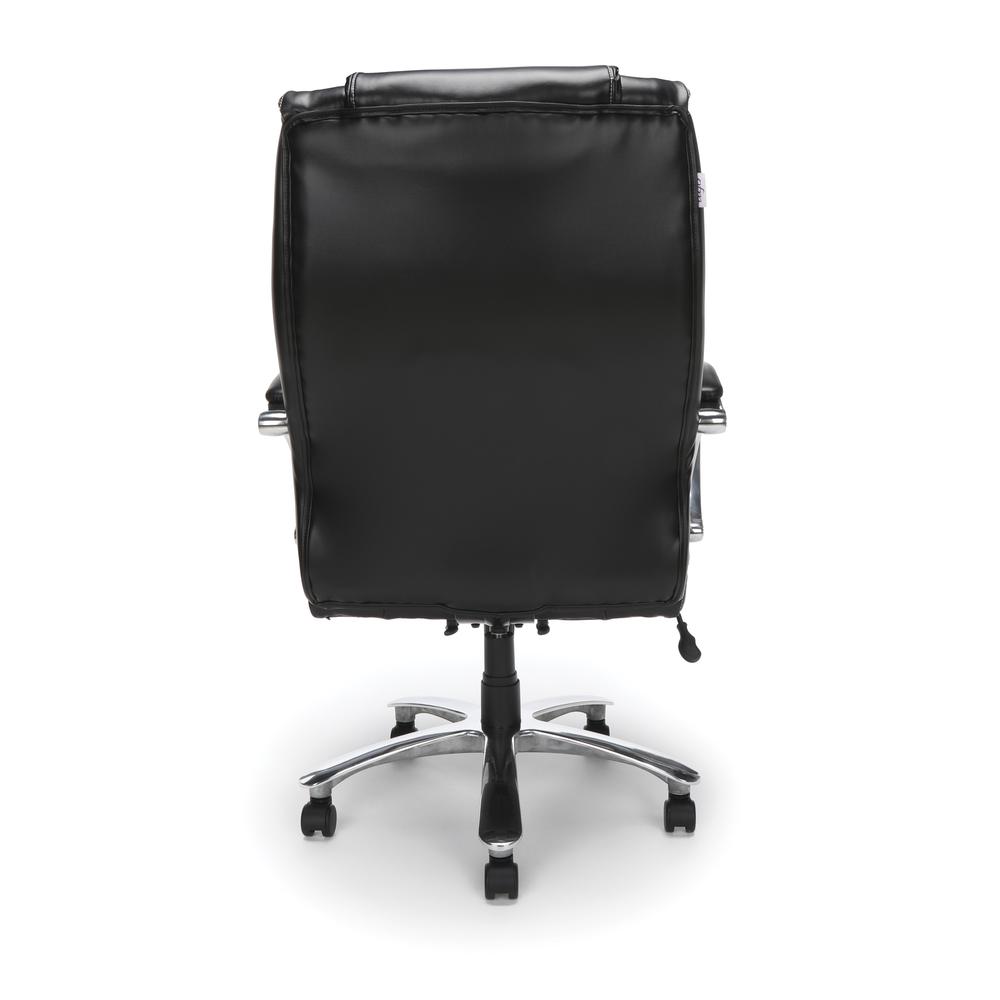 OFM Model 810-LX Big and Tall High Back Chair, Leather, Black. Picture 3
