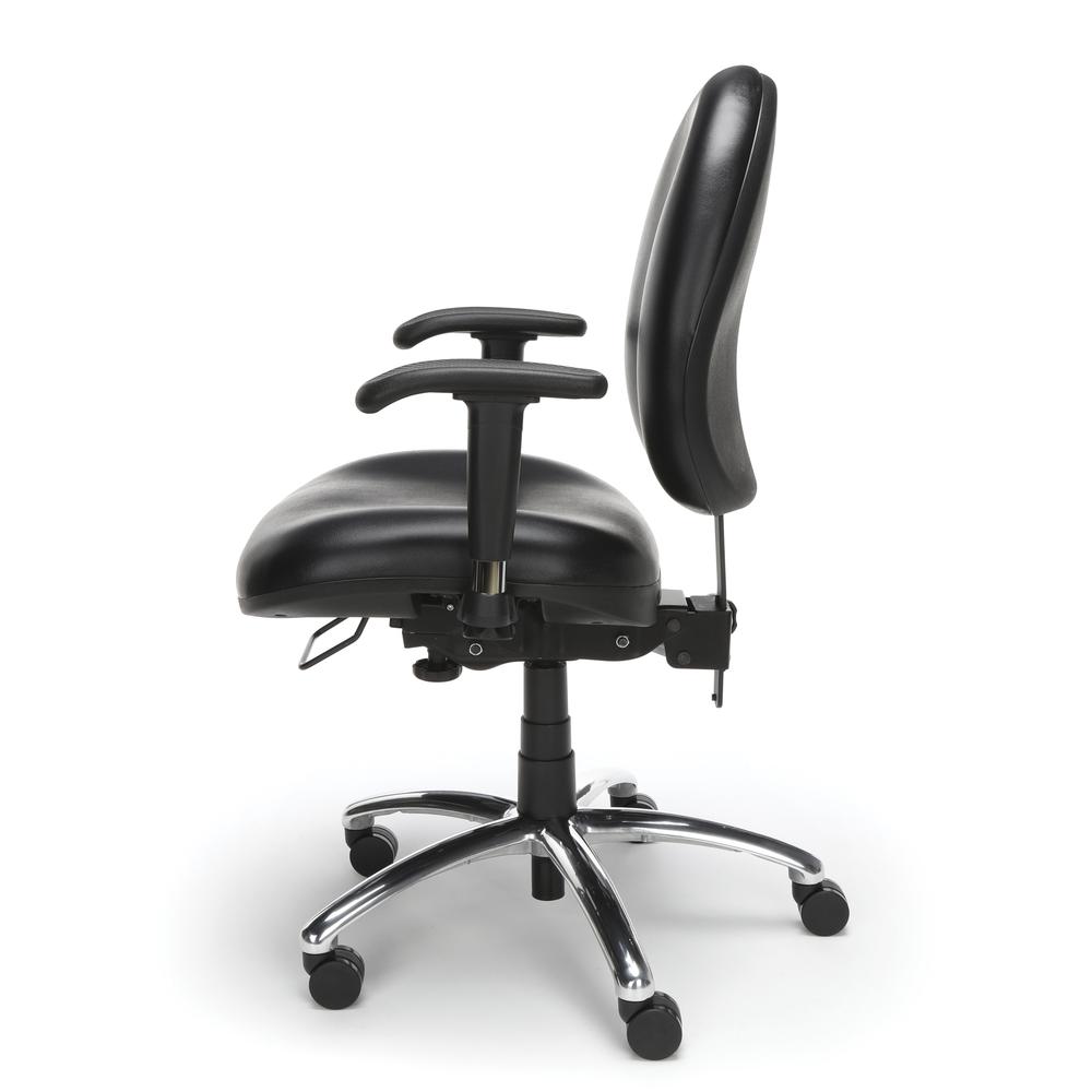 OFM Model 247-VAM Big , Tall Computer Swivel Task Chair with Arms, Vinyl. Picture 5