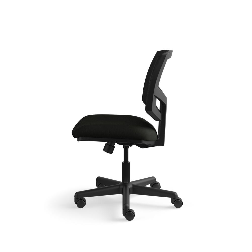 HON Volt Leather Task Chair - Mesh Back Computer Chair for Office Desk, Black (5713). Picture 5