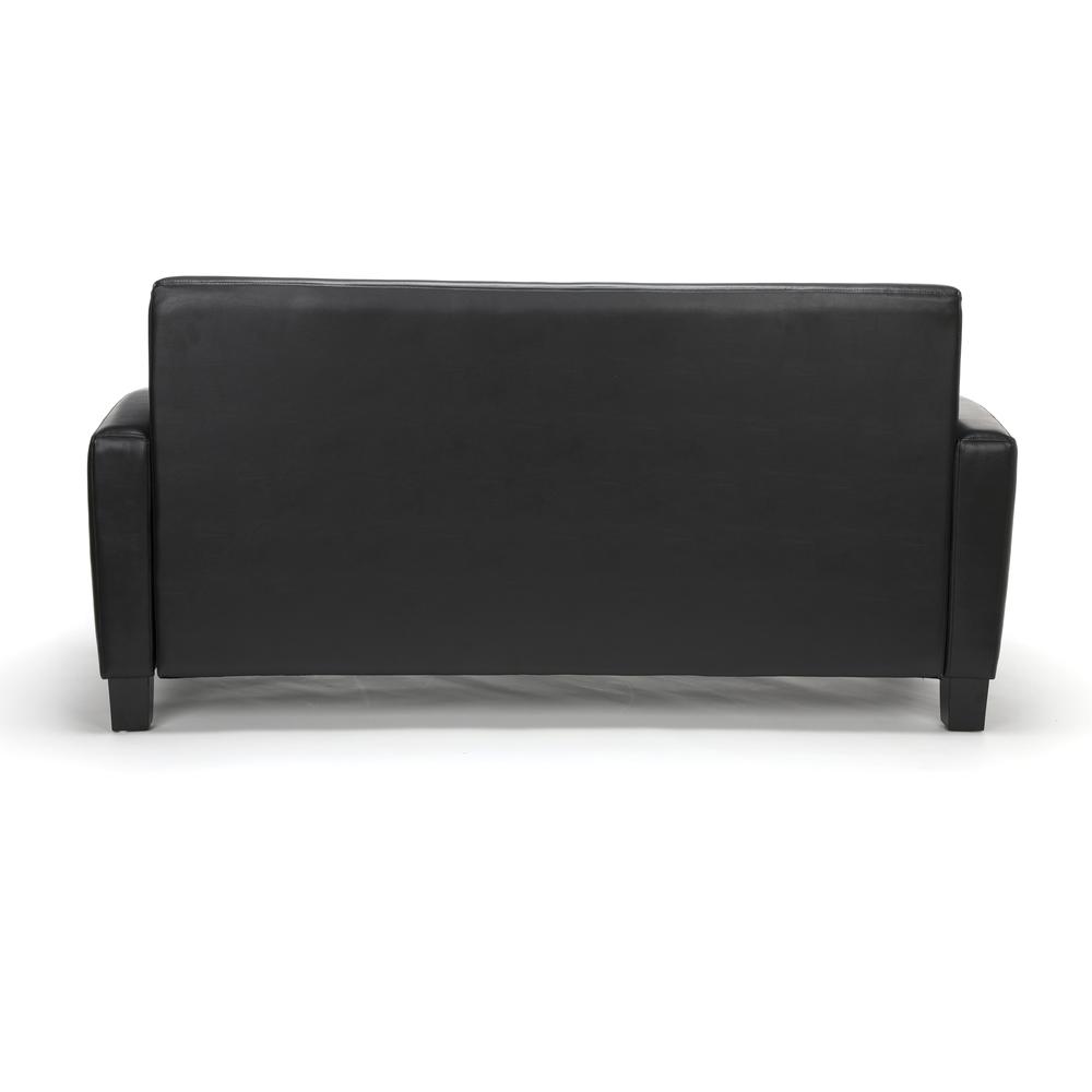 Essentials by OFM ESS-9052 Traditional Reception Sofa, Black. Picture 3
