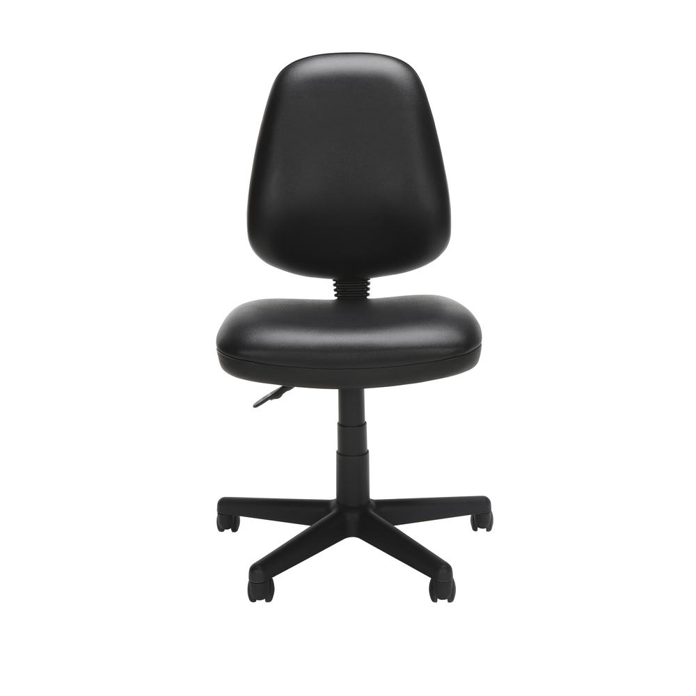 OFM Armless Swivel Task Chair, Anti-MicrobMid Back, (119-VAM-606). Picture 2