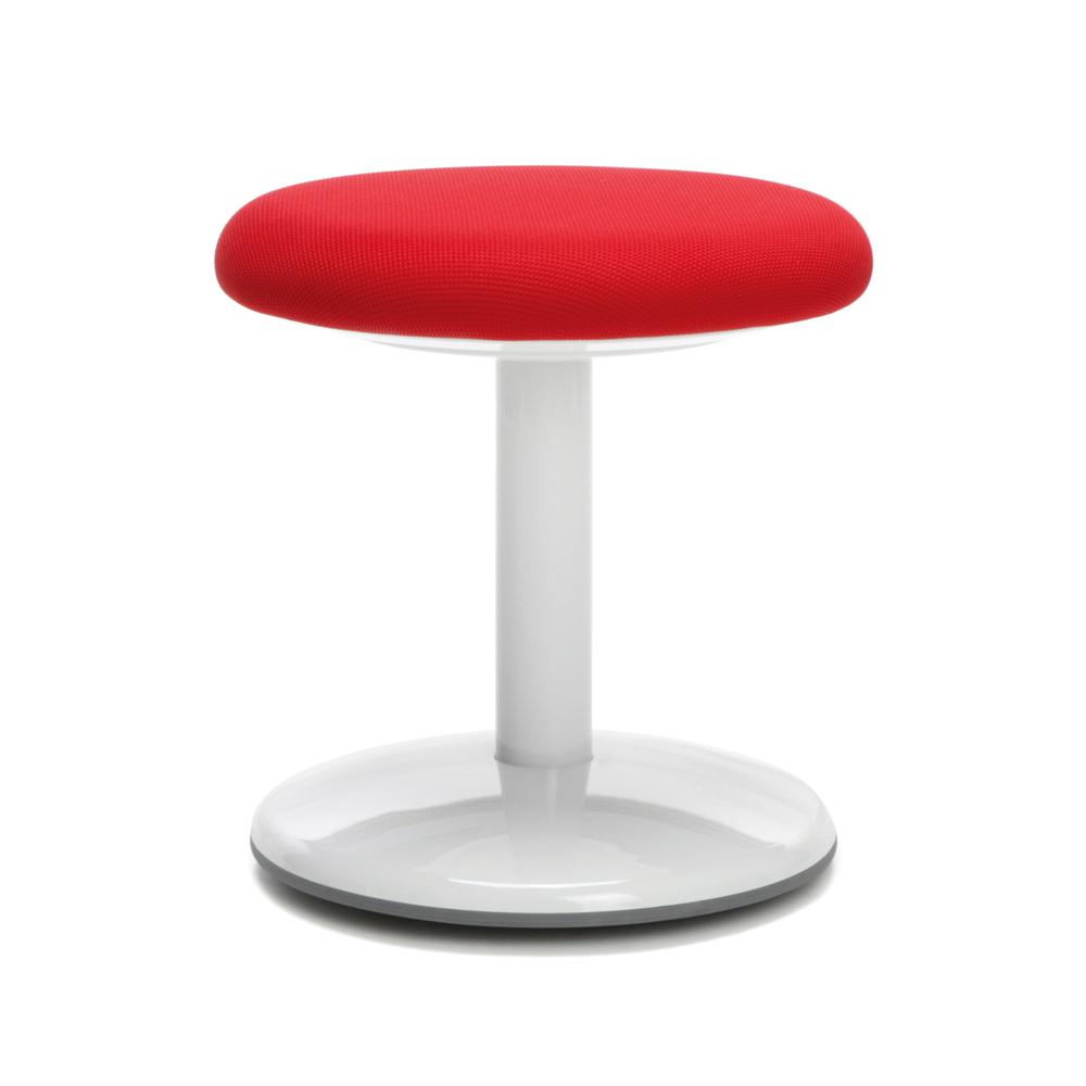 OFM Orbit Series Model 2814-ATV 14" Fabric Active Stool, Red. The main picture.