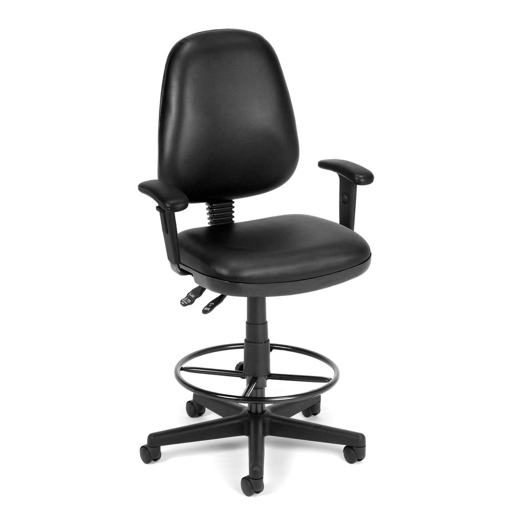 OFM Model 119-VAM-AADK Swivel Task Chair with Arms , Kit, Anti-Microb Vinyl. The main picture.