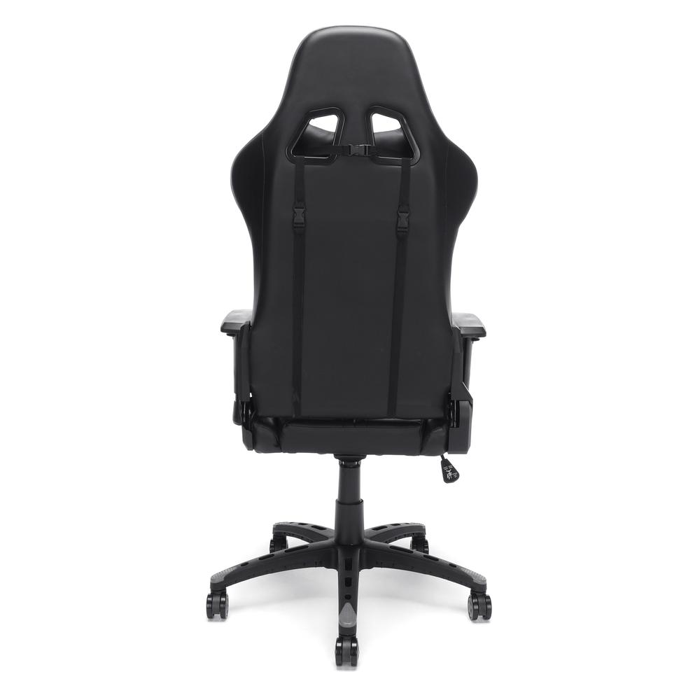 Essentials by OFM ESS-6065 Racing Style Gaming Chair, Gray. Picture 3