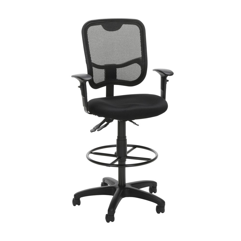 OFM Mesh Swivel Task Chair with Arms , Kit, Mid Back, (130-AA3-DK-A05). The main picture.