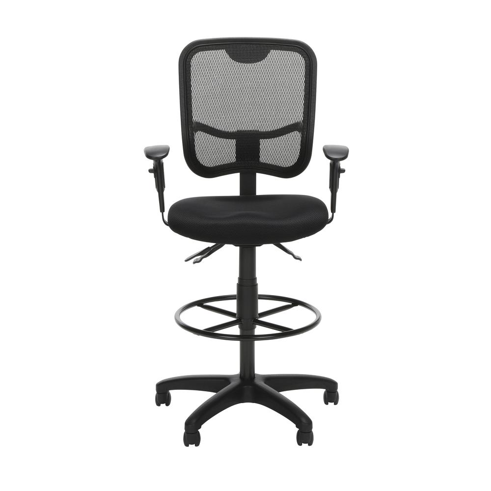 OFM Mesh Swivel Task Chair with Arms , Kit, Mid Back, (130-AA3-DK-A05). Picture 2