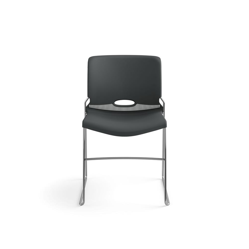 HON Olson Stacking Chair - Guest Chair for Office, Cafeteria, Break Rooms, Training or Multi-Purpose Rooms, Lava Shell, 4 pack (HON4041LA). Picture 2