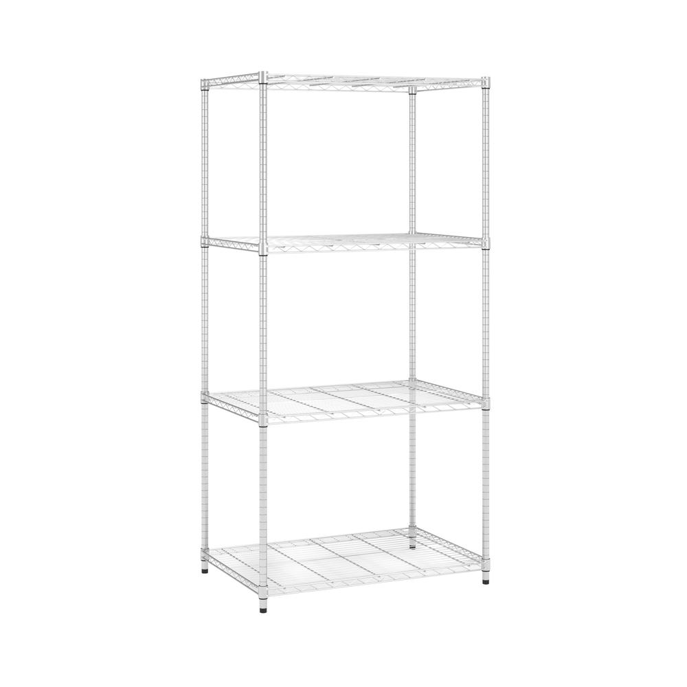 OFM Adjustable Wire Shelving Unit 36 x 72, 24" Depth, in Chrome (S367224-CHRM). The main picture.