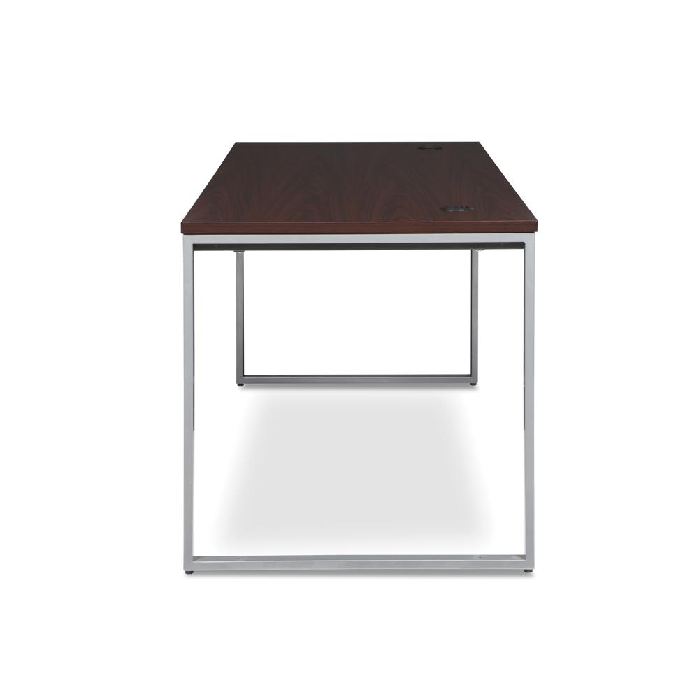 OFM Fulcrum Series 72x30 Desk, Minimalistic Modern Office Desk, Mahogany (CL-D7230-MHG). Picture 5