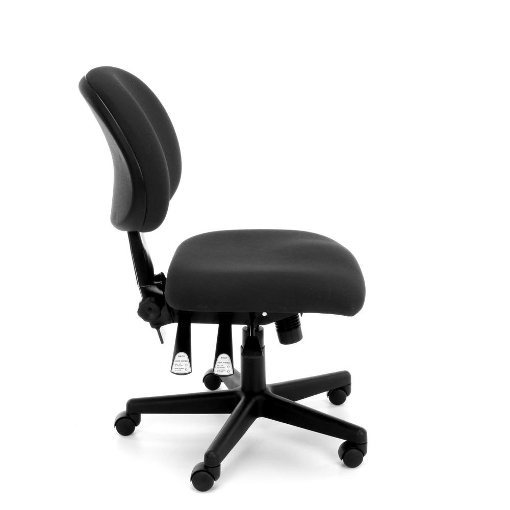 OFM Model 241 24-Hour Multi-Adjustable Upholstered Armless Task Chair. Picture 4