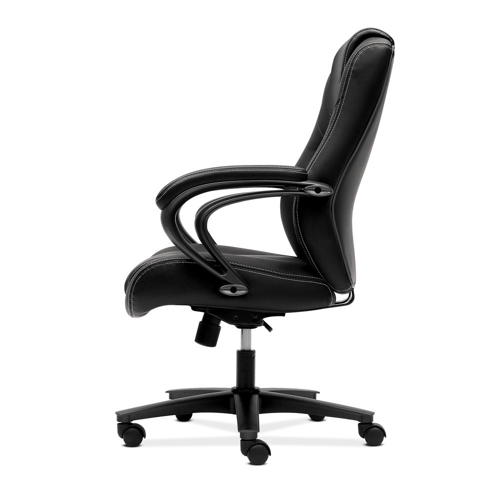 HON Managerial Office Chair- High-Back Computer Desk Chair with Loop Arms , Black (VL402). Picture 5