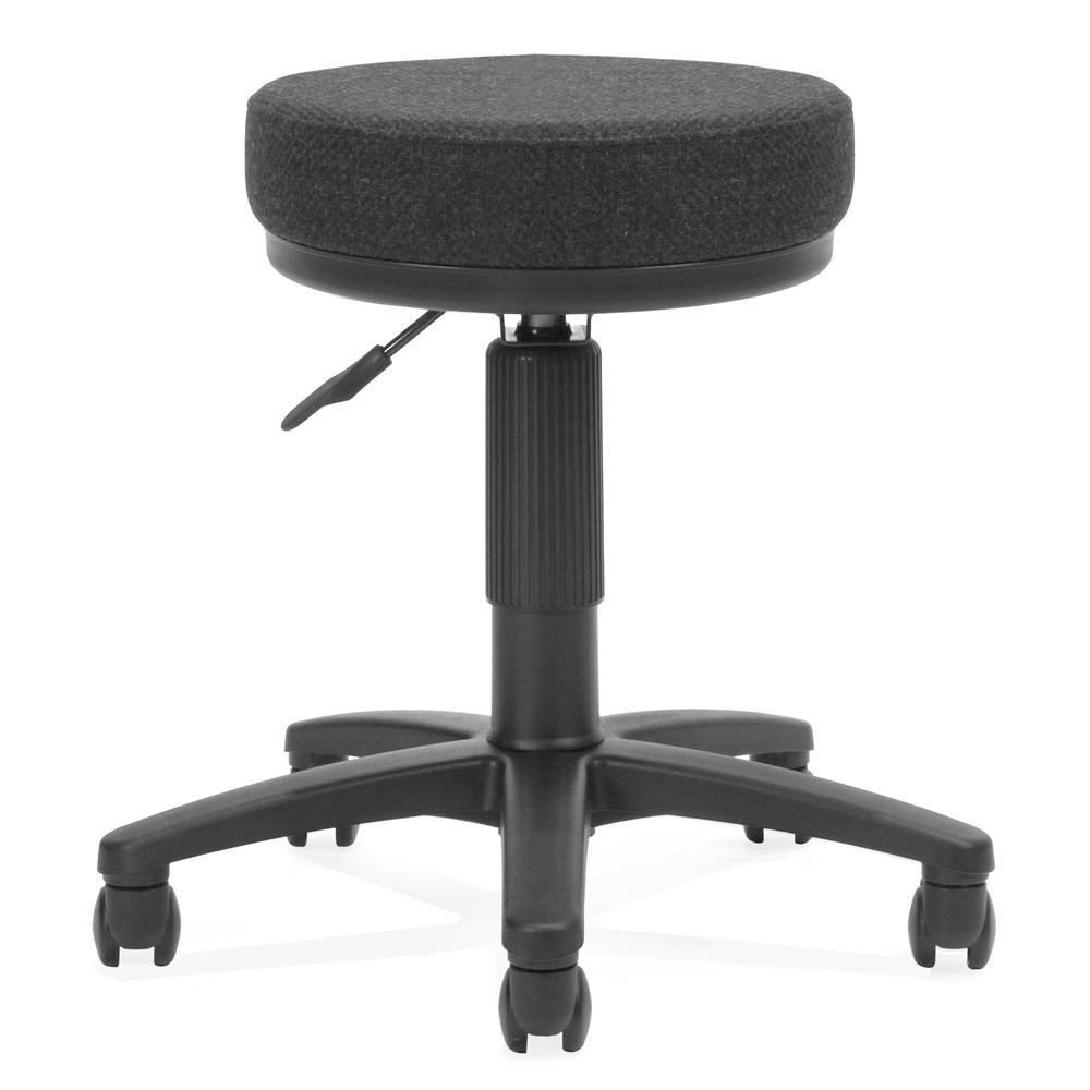 OFM Model 902 Fabric Utility Stool, Black. The main picture.