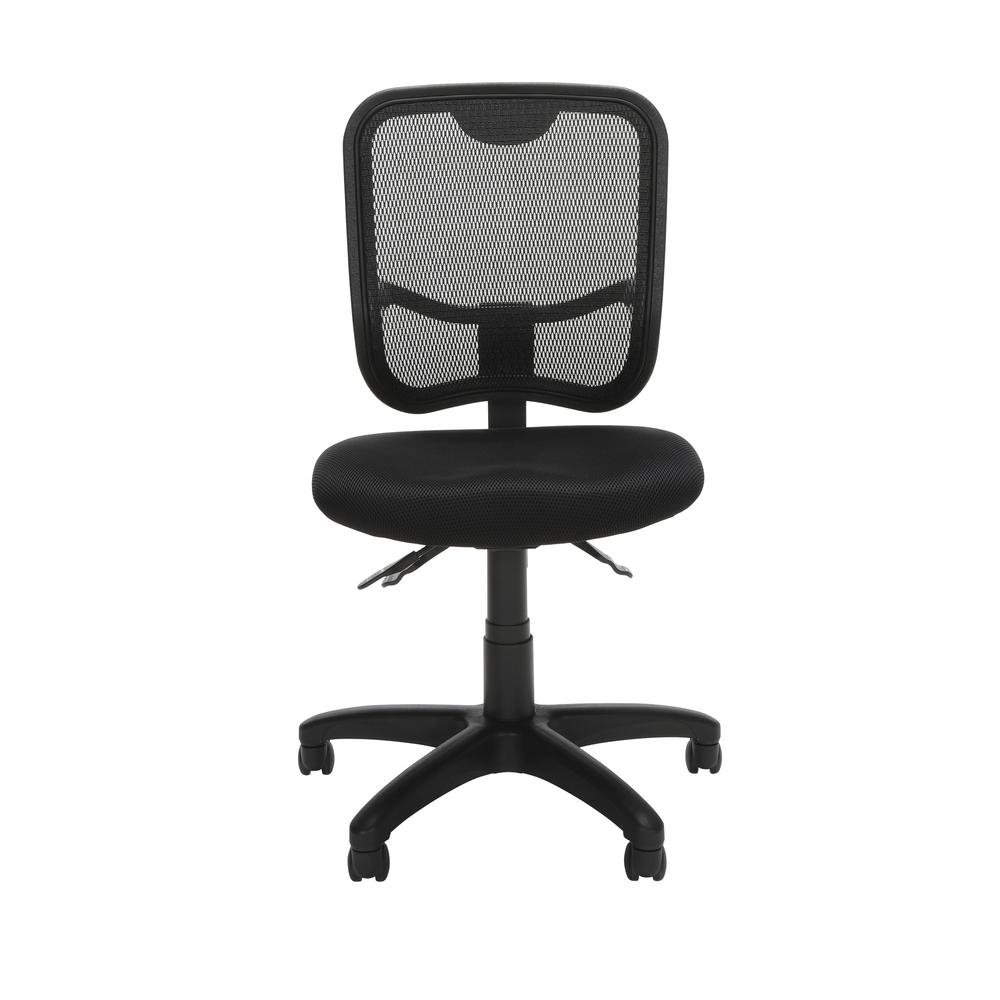 OFM Ergonomic Mesh Mid Back Armless Task Chair, (130-A05). Picture 2