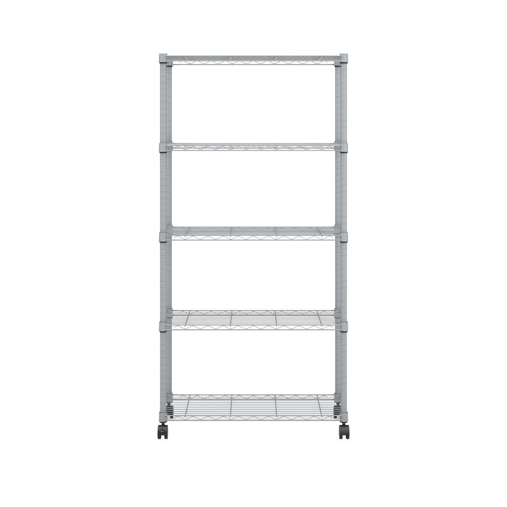 OFM Adjustable Wire Shelving Unit 30 x 60, in Silver (S306014-SLVR). Picture 3