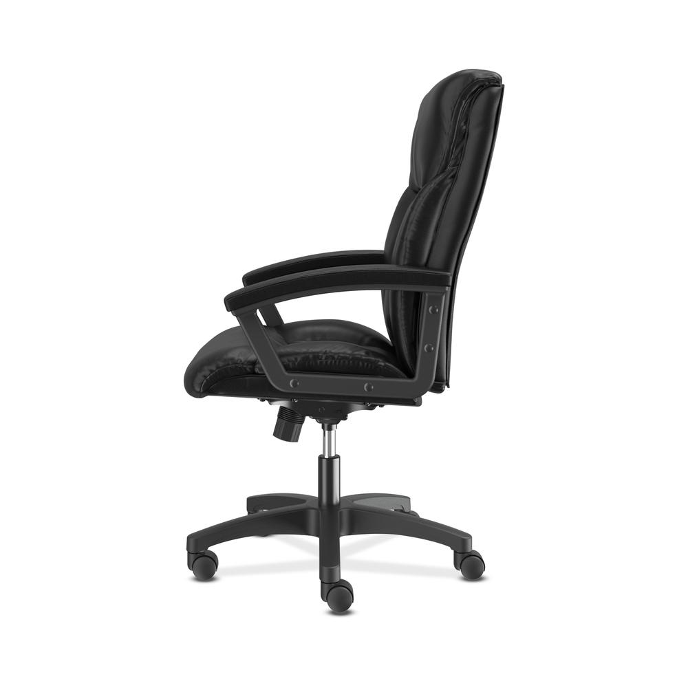 HON Leather Executive Chair - High-Back Computer Chair for Office Desk, Black (VL151). Picture 5