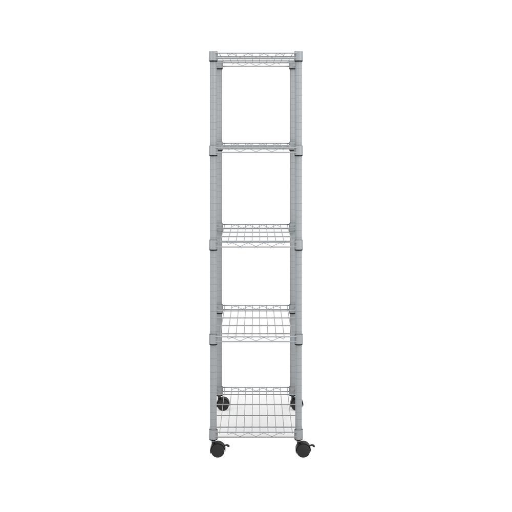 OFM Adjustable Wire Shelving Unit 30 x 60, in Silver (S306014-SLVR). Picture 5