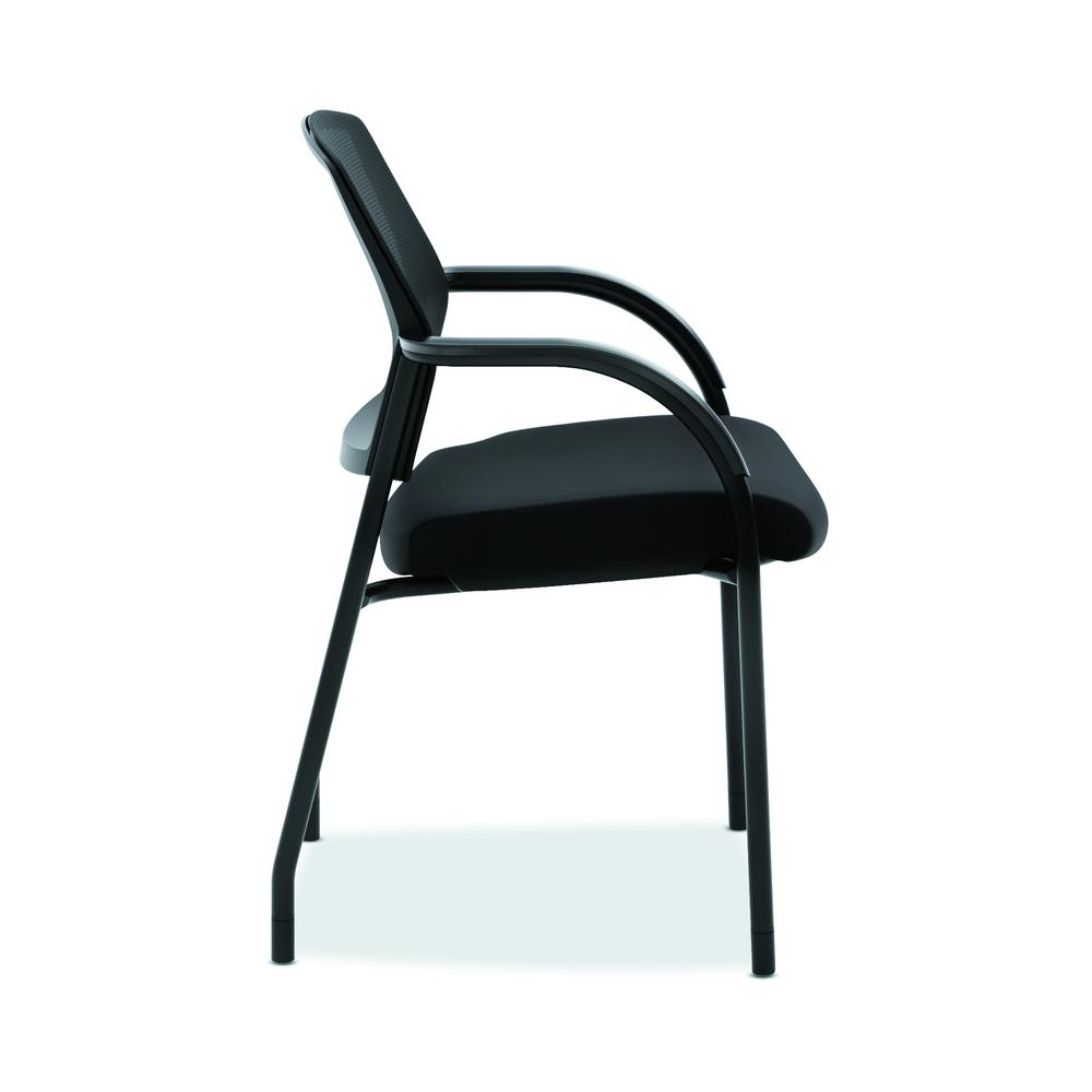 Lota Multi-Purpose Side Chair | Fixed Loop Arms | Black. Picture 3