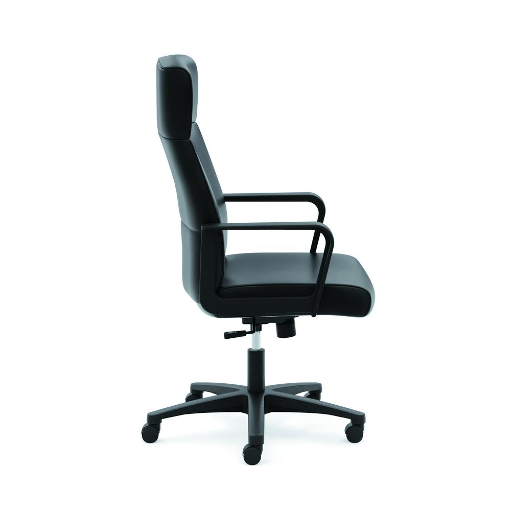 HON Validate High-Back Executive Task Chair, Fixed Arms, in Black Leather (HVL604). Picture 4