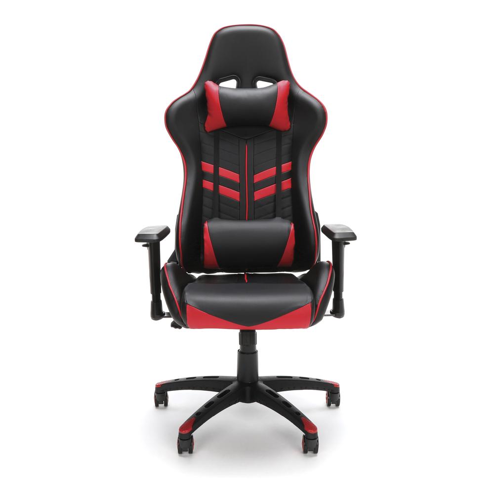 Essentials by OFM ESS-6065 Racing Style Gaming Chair, Red. Picture 2
