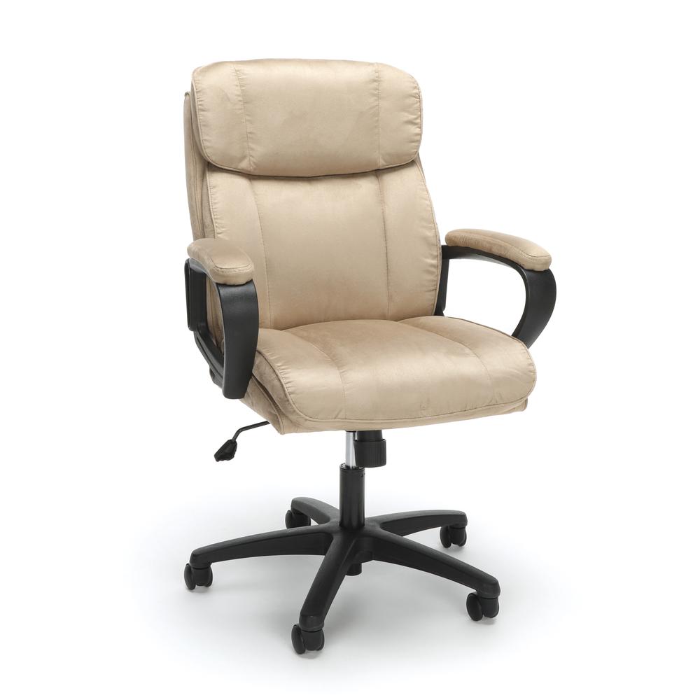 Essentials By Ofm Ess 3082 Plush Microfiber Office Chair Tan