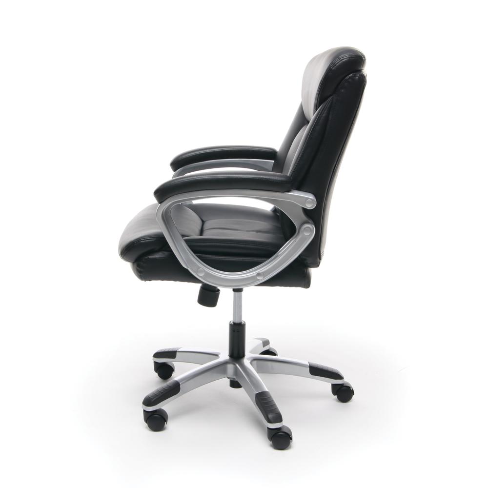 Essentials by OFM ESS-6020 Executive Office Chair, Black with Silver Frame. Picture 5