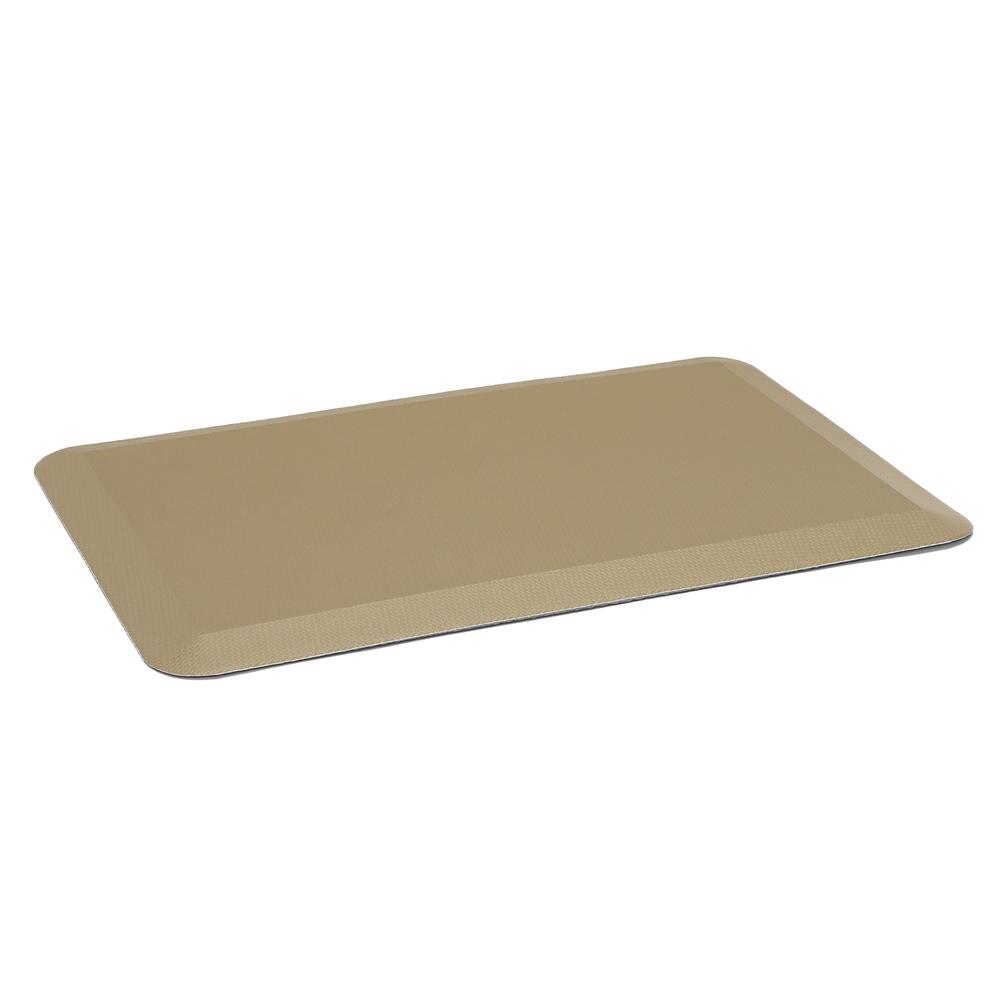 Essentials by OFM ESS-8810 20" x 30" Anti-Fatigue Comfort Mat, Tan. The main picture.