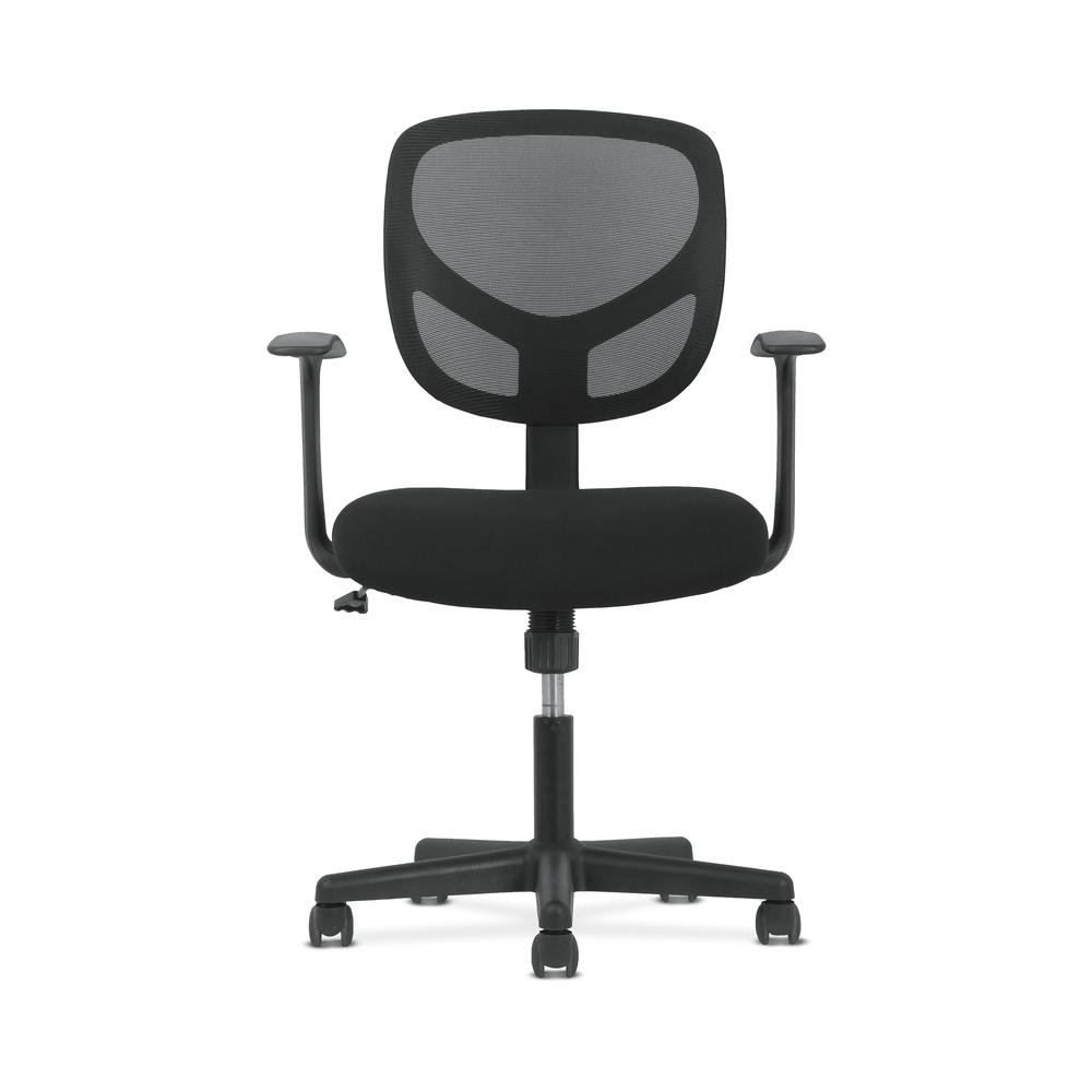 Sadie Swivel Mid Back Mesh Task Chair with Arms - Ergonomic Computer/Office Chair (HVST102). The main picture.