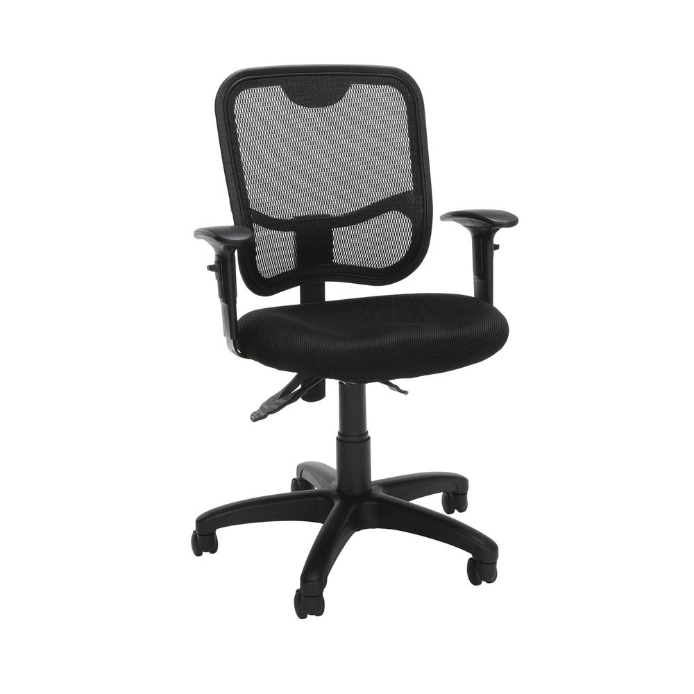 OFM Mesh Swivel Task Chair with Arms, Mid Back, (130-AA3-A05). The main picture.