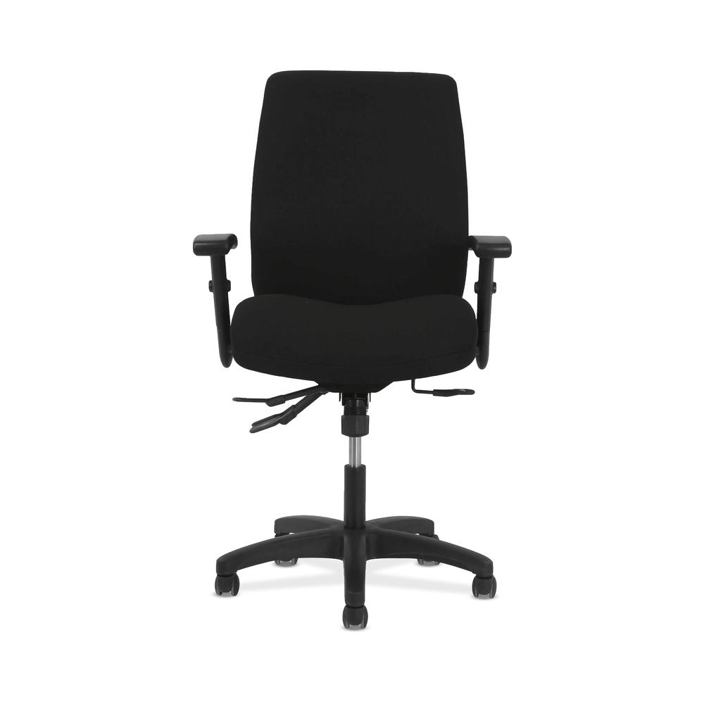 HON Network High-Back Task Chair - Computer Chair for Office Desk, Black Fabric (HVL283). Picture 2