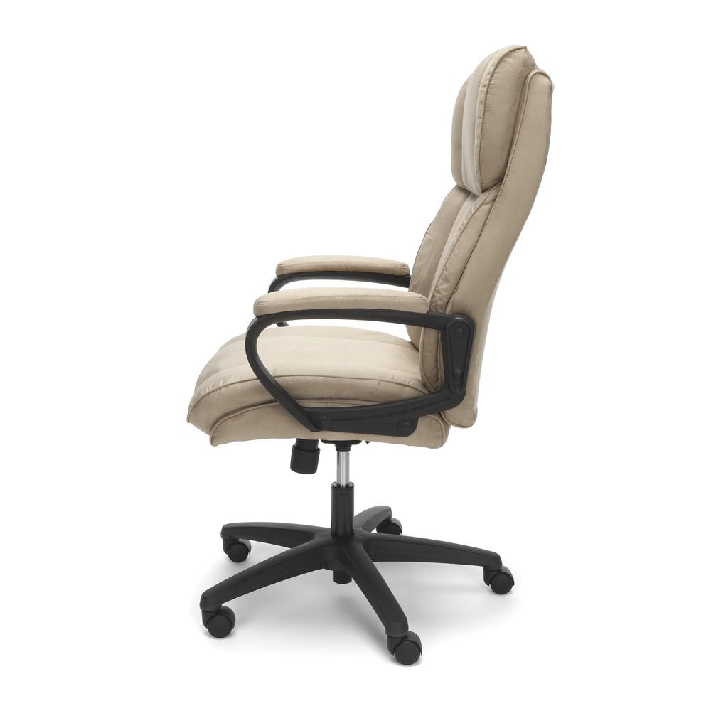 Essentials by OFM ESS-3081 Plush High-Back Microfiber Office Chair, Tan. Picture 5