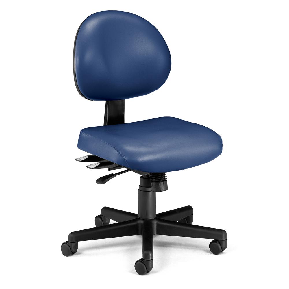 OFM Mid Back Armless Task Chair, Anti-Microb(241-VAM-605). The main picture.