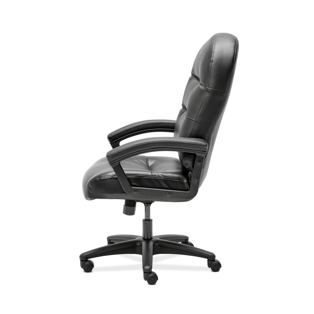 HON Pillow-Soft Executive Chair - High-Back Leather Computer Chair for Office Desk, Black (H2095). Picture 5
