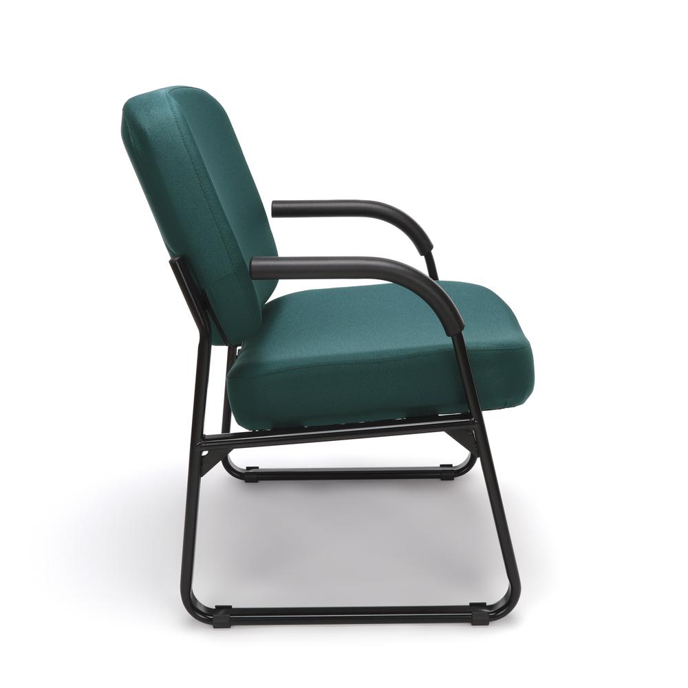 OFM Model 407 Fabric Big and Tall Guest and Reception Chair with Arms, Teal. Picture 4