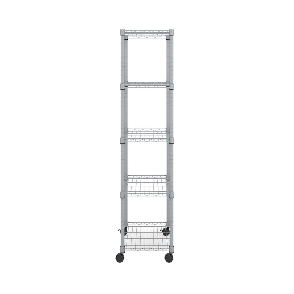 OFM Adjustable Wire Shelving Unit 30 x 60, in Silver (S306014-SLVR). Picture 4