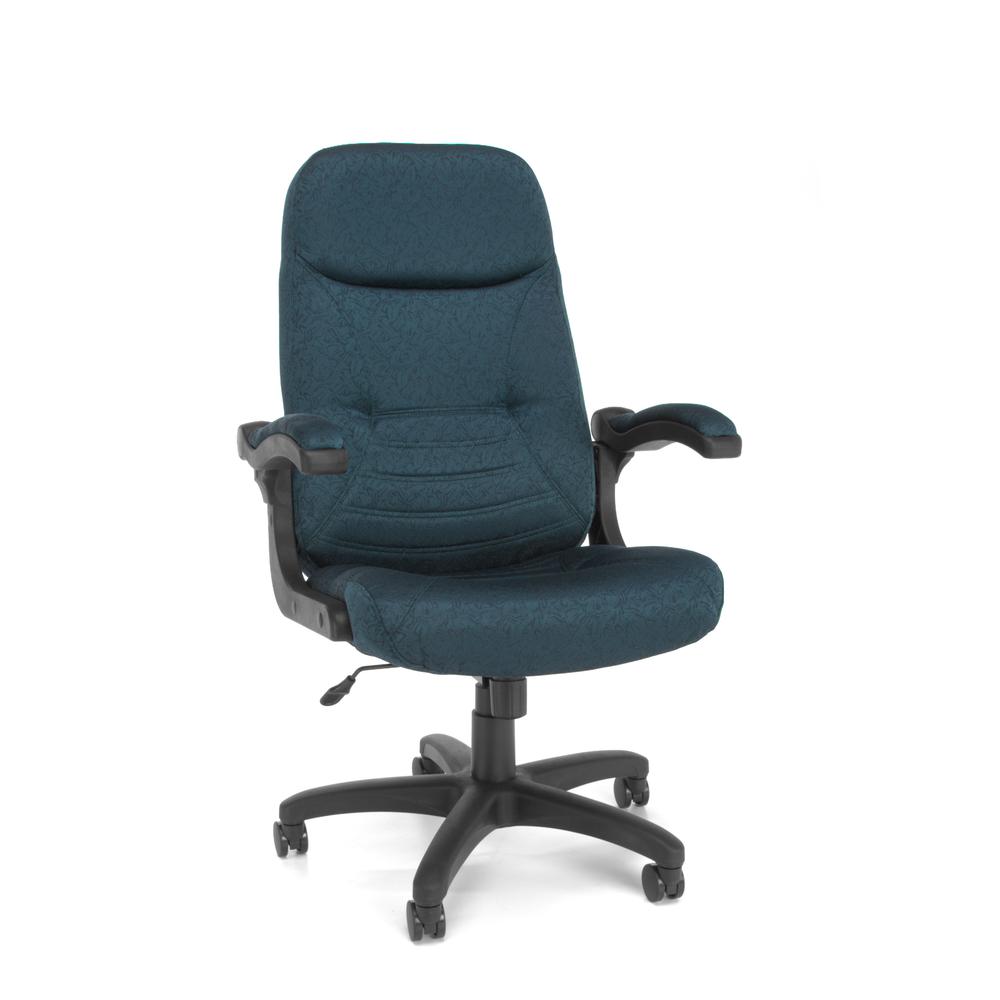 OFM Mobile Arm Model 550 Fabric High-Back Conference Chair with Flip-up Arms. Picture 1