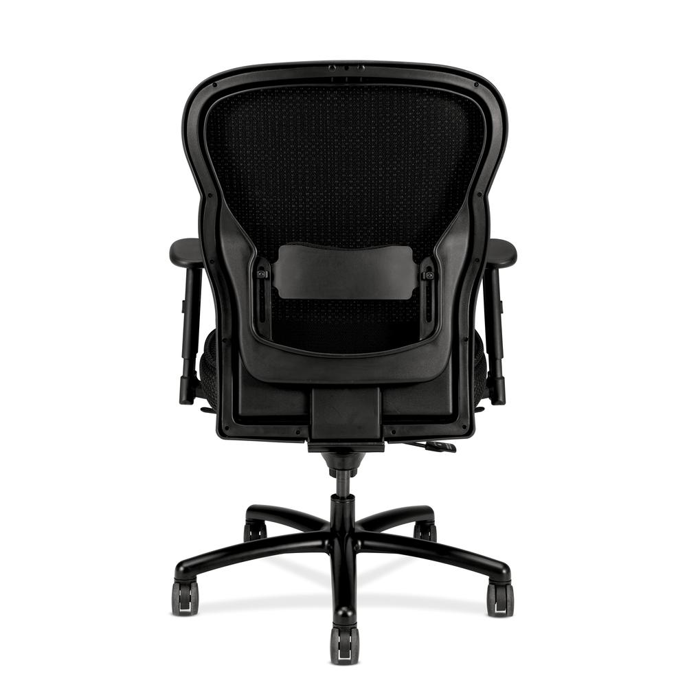 HON Wave Big and Tall Executive Chair - Mesh Office Chair with Adjustable Arms, Black (VL705). Picture 3