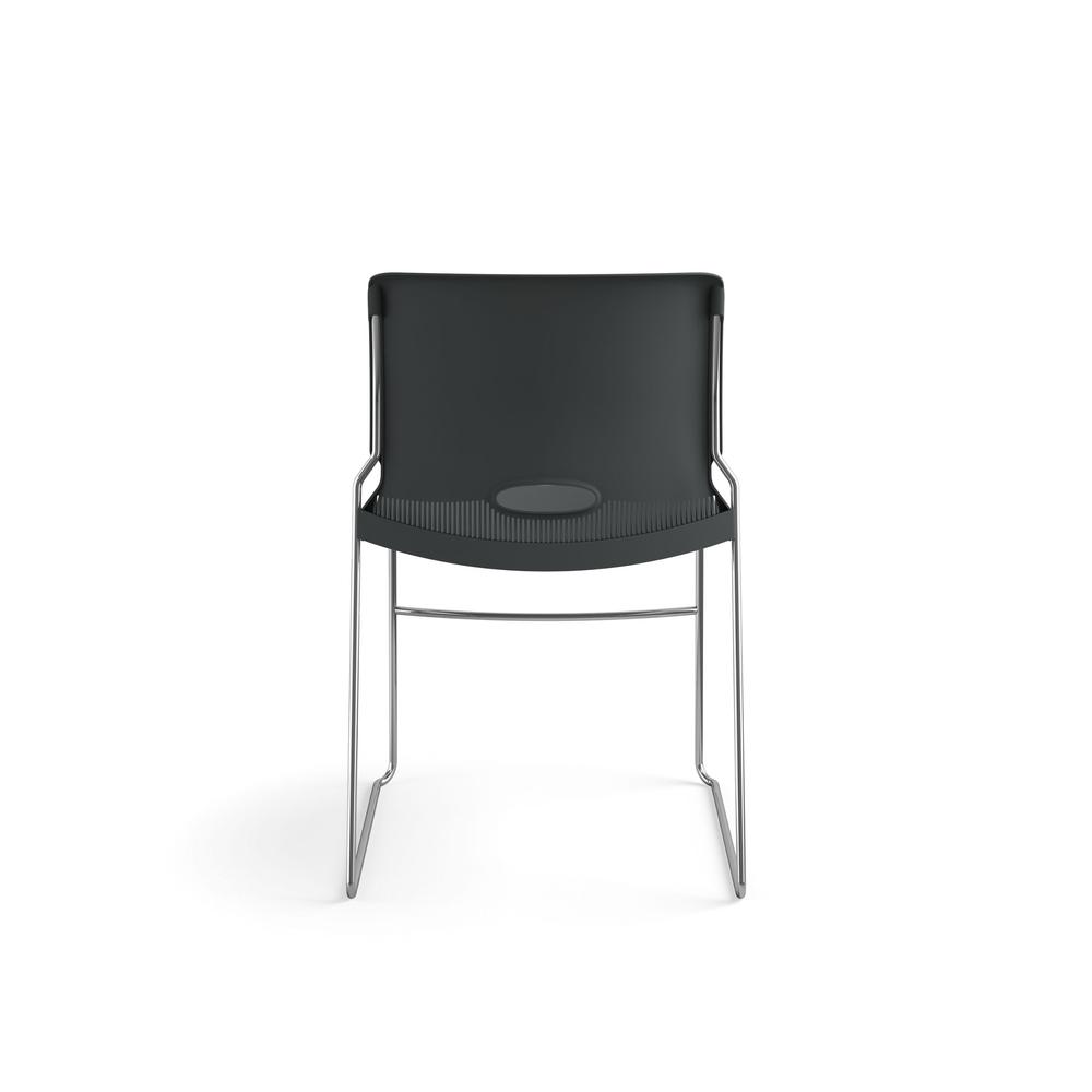 HON Olson Stacking Chair - Guest Chair for Office, Cafeteria, Break Rooms, Training or Multi-Purpose Rooms, Lava Shell, 4 pack (HON4041LA). Picture 3