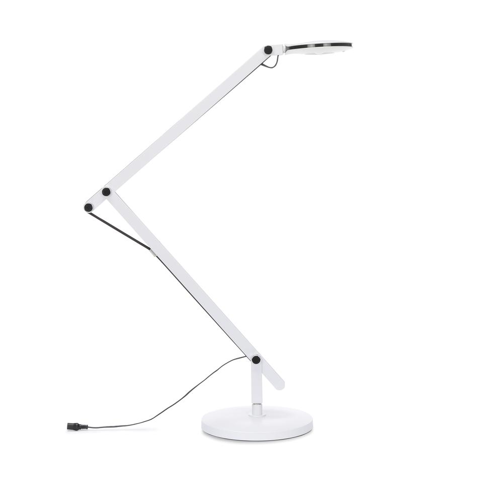 OFM 4020-WHT LED Desk Lamp with 3-in-1 Desk, Clamp, and Wall Mount, White. Picture 4