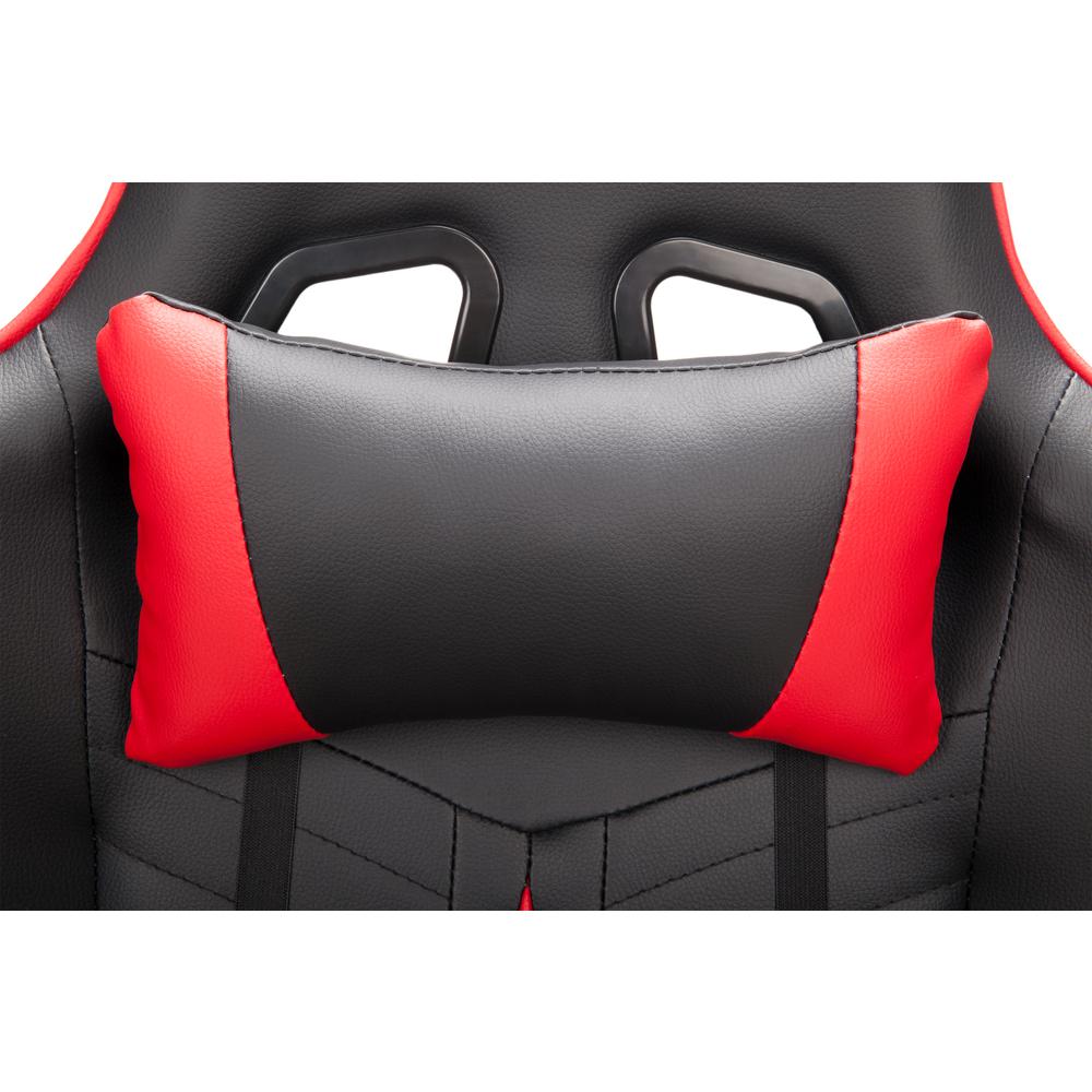 Essentials by OFM ESS-6065 Racing Style Gaming Chair, Red. Picture 6