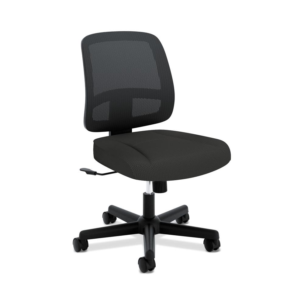 HON ValuTask Task Chair, Mesh Back Computer Chair for Office Desk, Black (HVL205). The main picture.