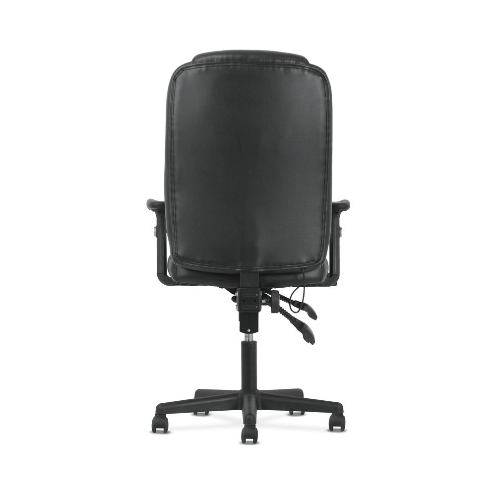 Sadie High-Back Leather Office/Computer Chair - Ergonomic Adjustable Swivel Chair with Lumbar Support (HVST331). Picture 3