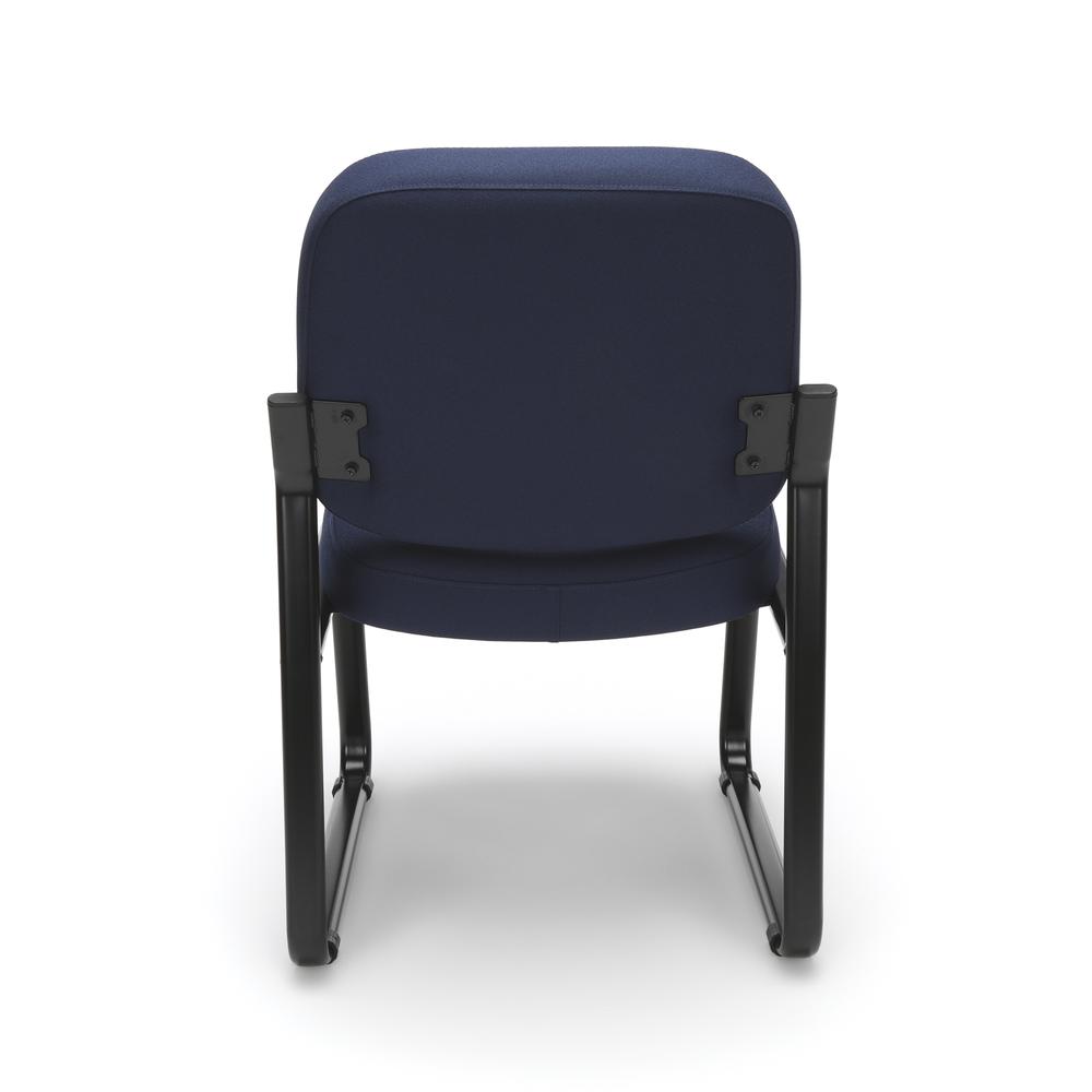 OFM Model 405 Fabric Armless Guest and Reception Chair, Navy. Picture 3