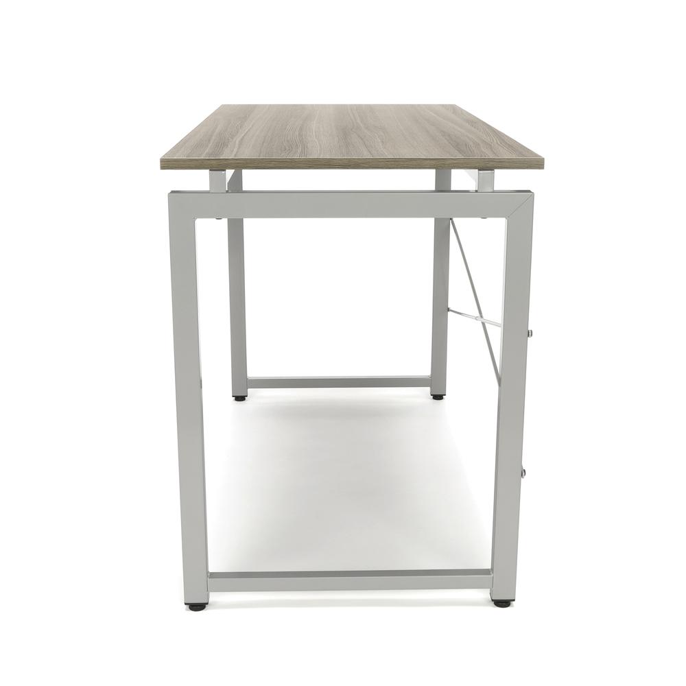 Essentials by OFM ESS-1000 Floating Top Office Desk, Driftwood. Picture 5