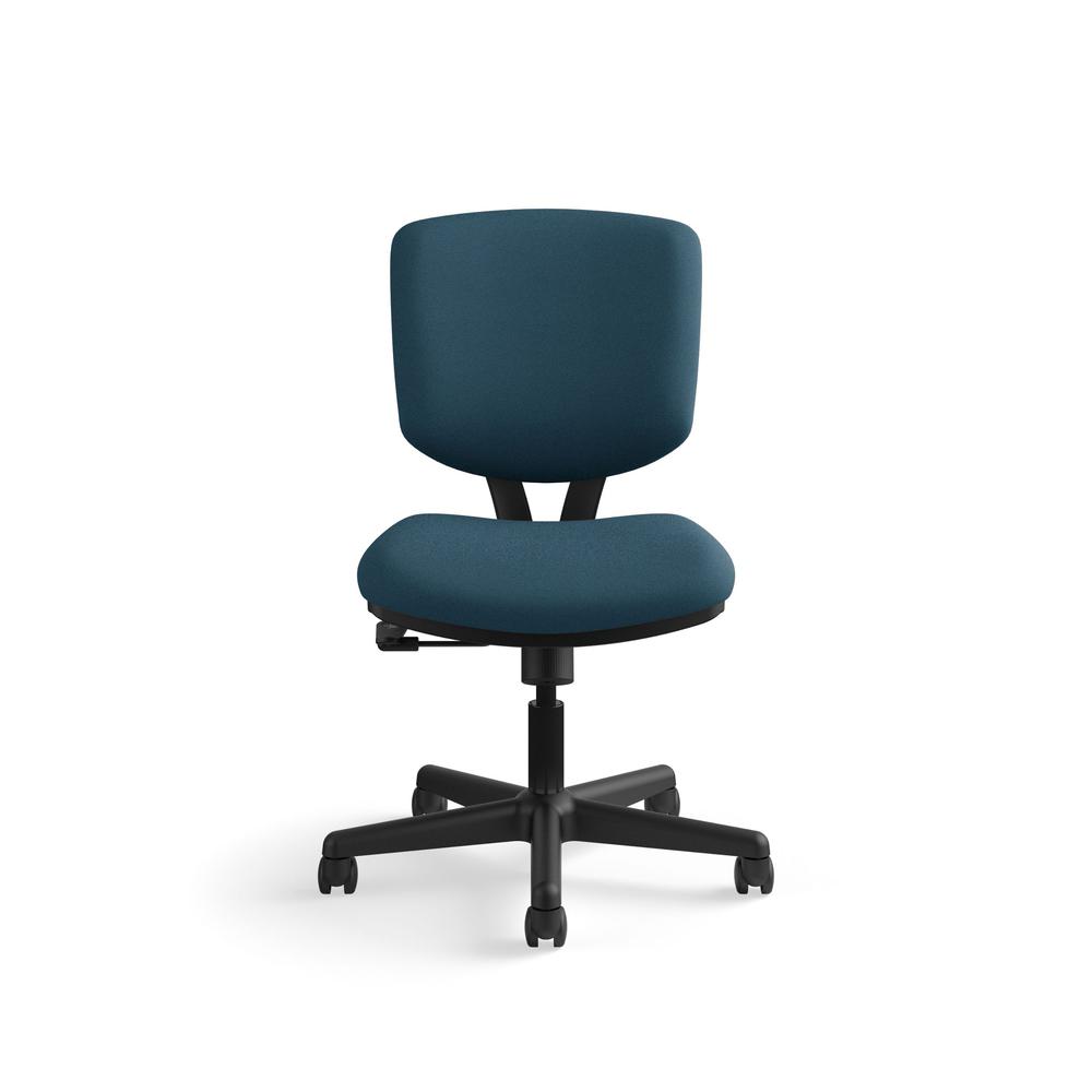HON Volt Low-Back Task Chair - Upholstered Computer Chair for Office Desk - Blue (H5701). Picture 2