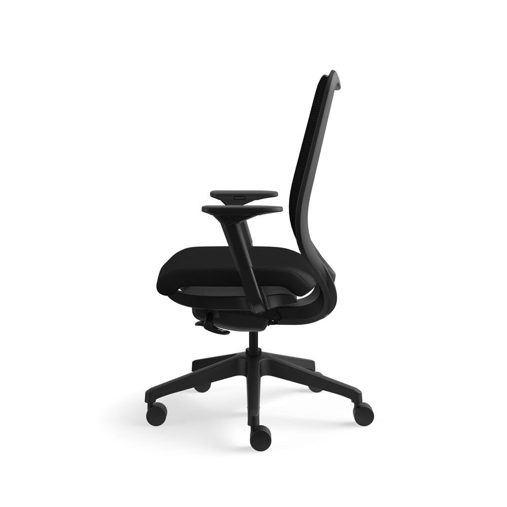 HON Nucleus Mesh Task Chair - Knit Mesh Back Computer Chair with Adjustable Arms, Black (HN1). Picture 5