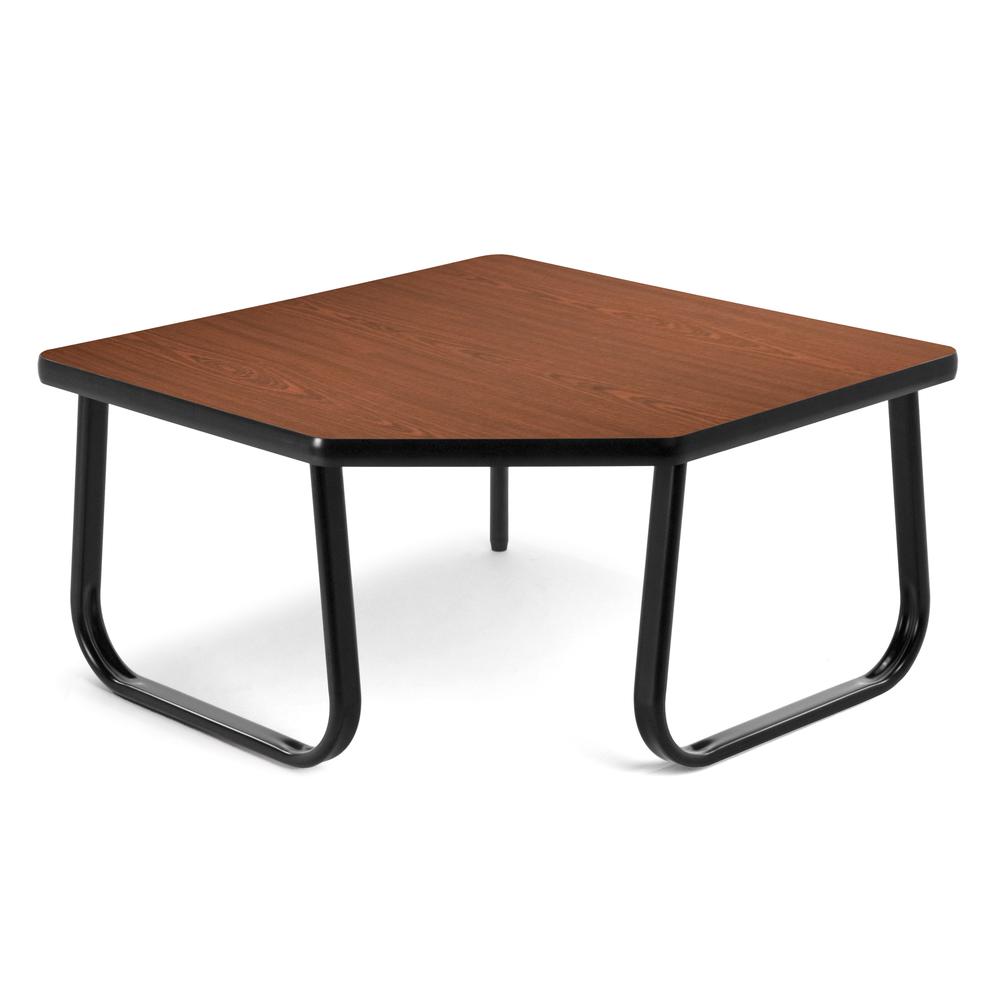 OFM Model TABLE3030 30" Corner Table with Sled Base, Mahogany. The main picture.