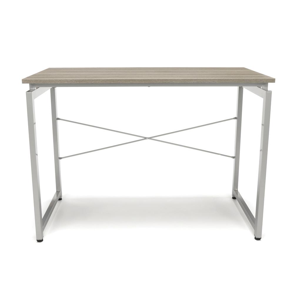 Essentials by OFM ESS-1000 Floating Top Office Desk, Driftwood. Picture 2